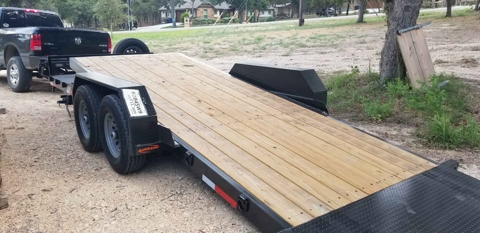 Tilt deck trailer rental near San Antonio TX — Tri County